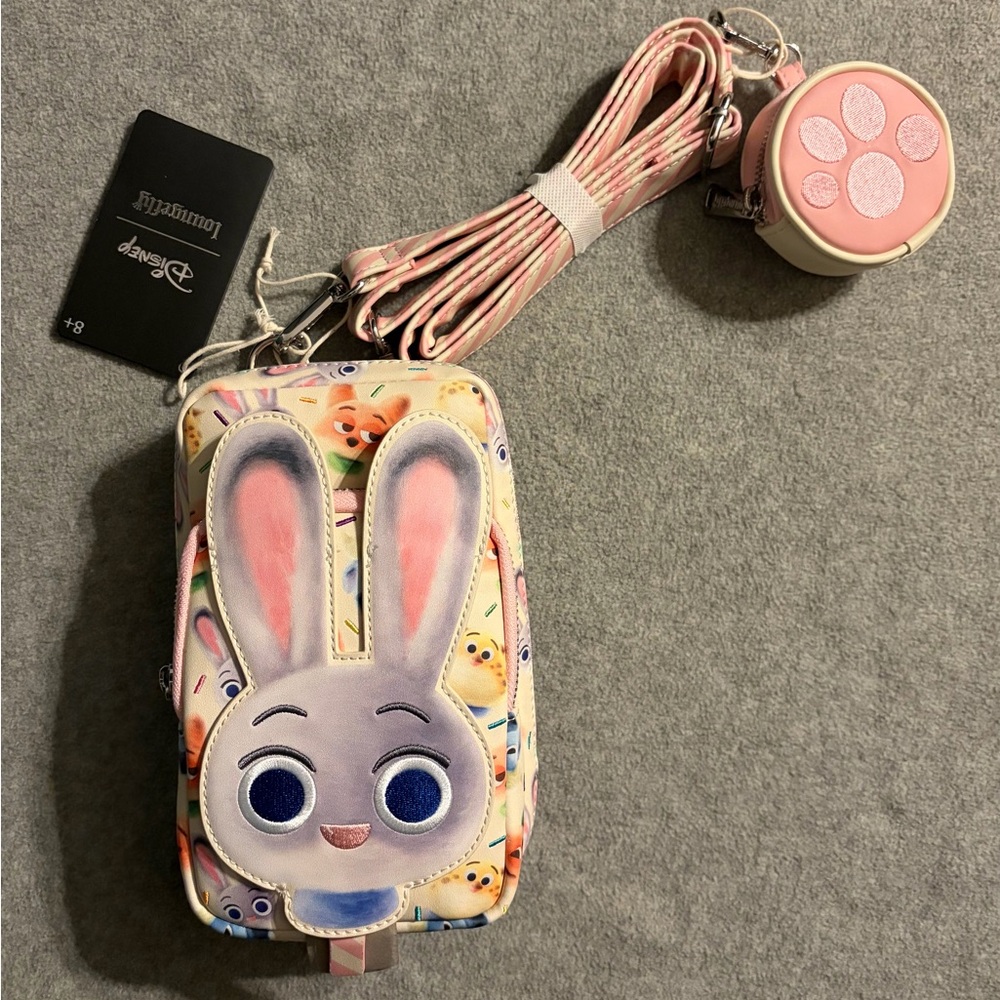 Loungefly Zootopia Judy Cotton Crossbody Bag with Coin Purse